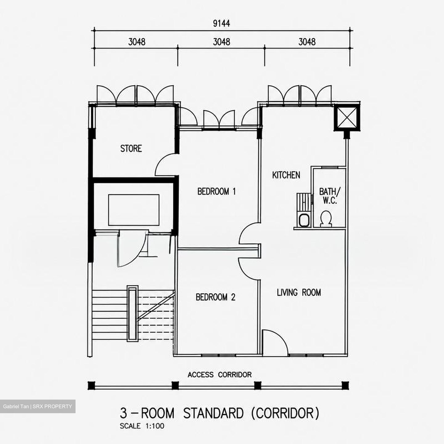 Blk 102 Crescent View (Queenstown), HDB 3 Rooms #560941791
